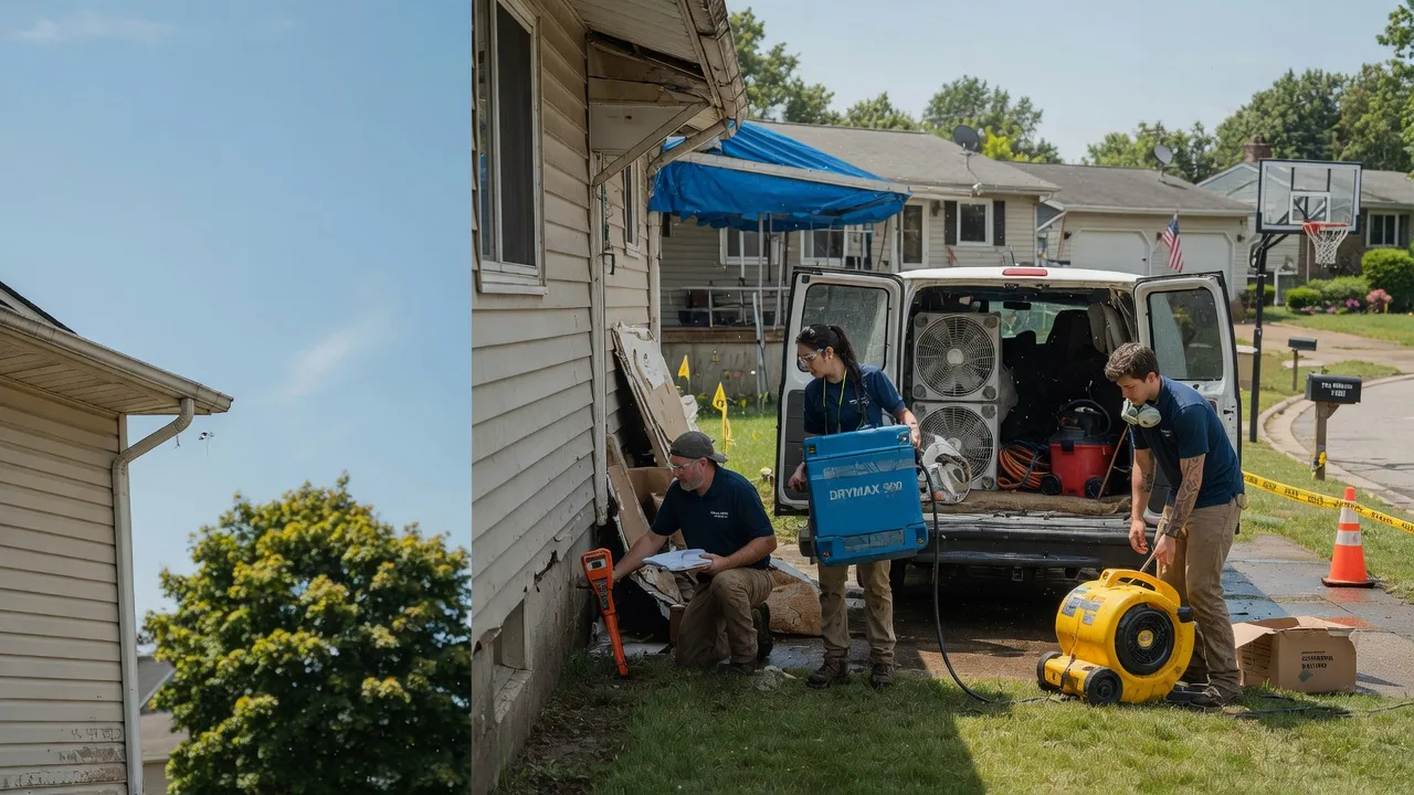 Ceiling Leak Cleanup in Aleppo, PA near me