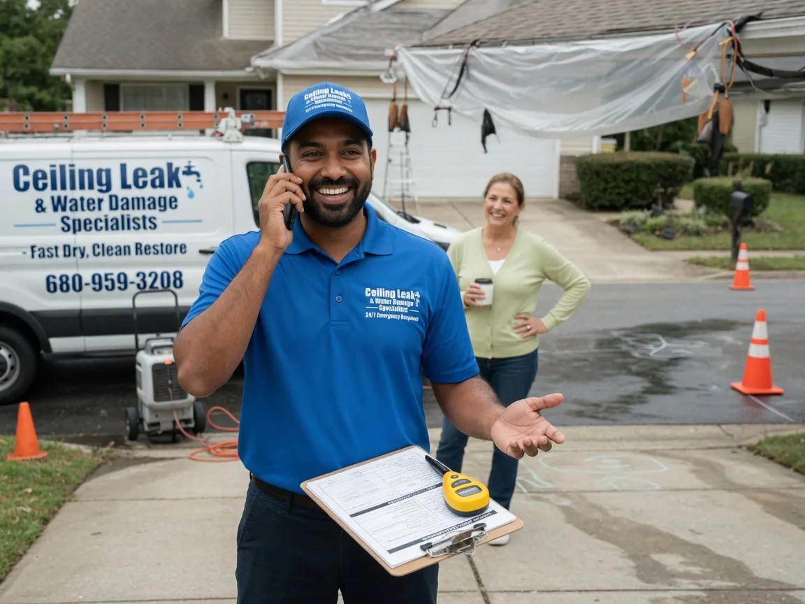 Ceiling Leak Cleanup Aleppo, PA FAQs